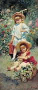 Konstantin Makovsky Children of the Artist, Spain oil painting artist